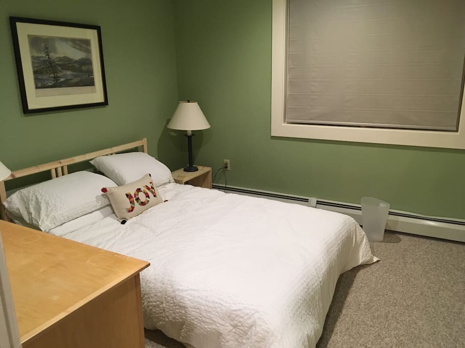 Bedroom with full bed