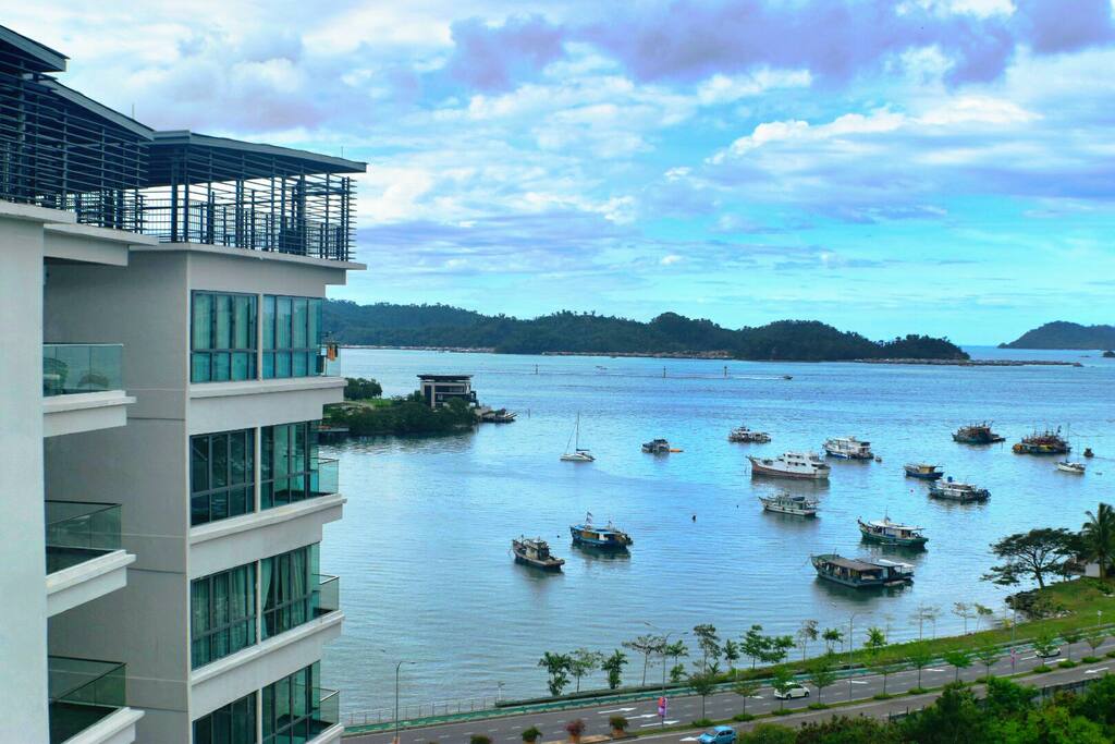 Sea View from the living hall