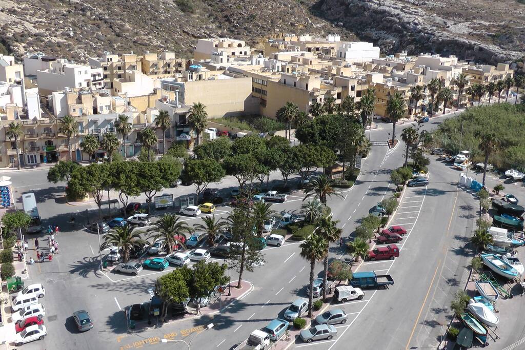 View of Xlendi Village and Valley from the Apartments. Only a few minutes away on foot