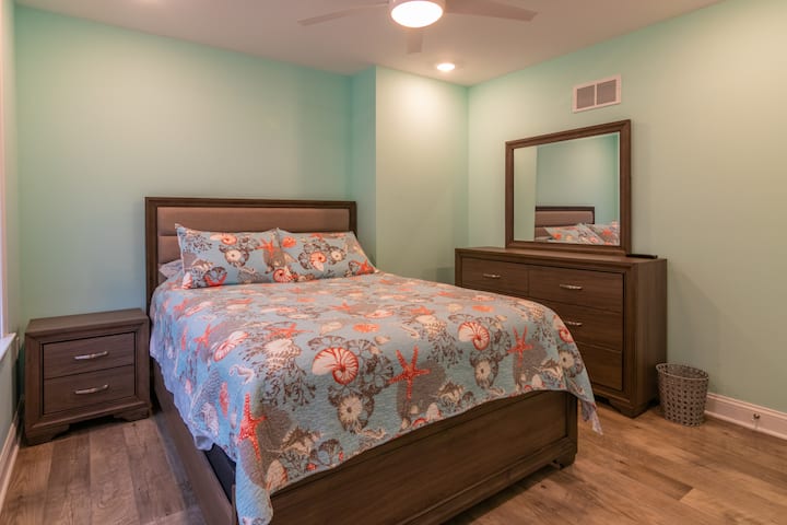 Bedroom 3  - Queen sized bed and Smart TV