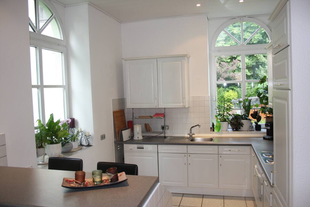 Open plan kitchen