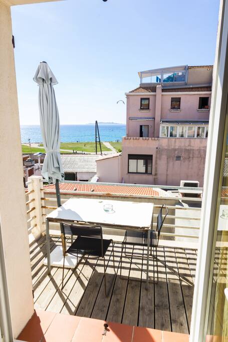 Balcon sur la mer