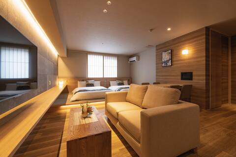 C【40㎡】4 min from Beppu station | 2 double beds