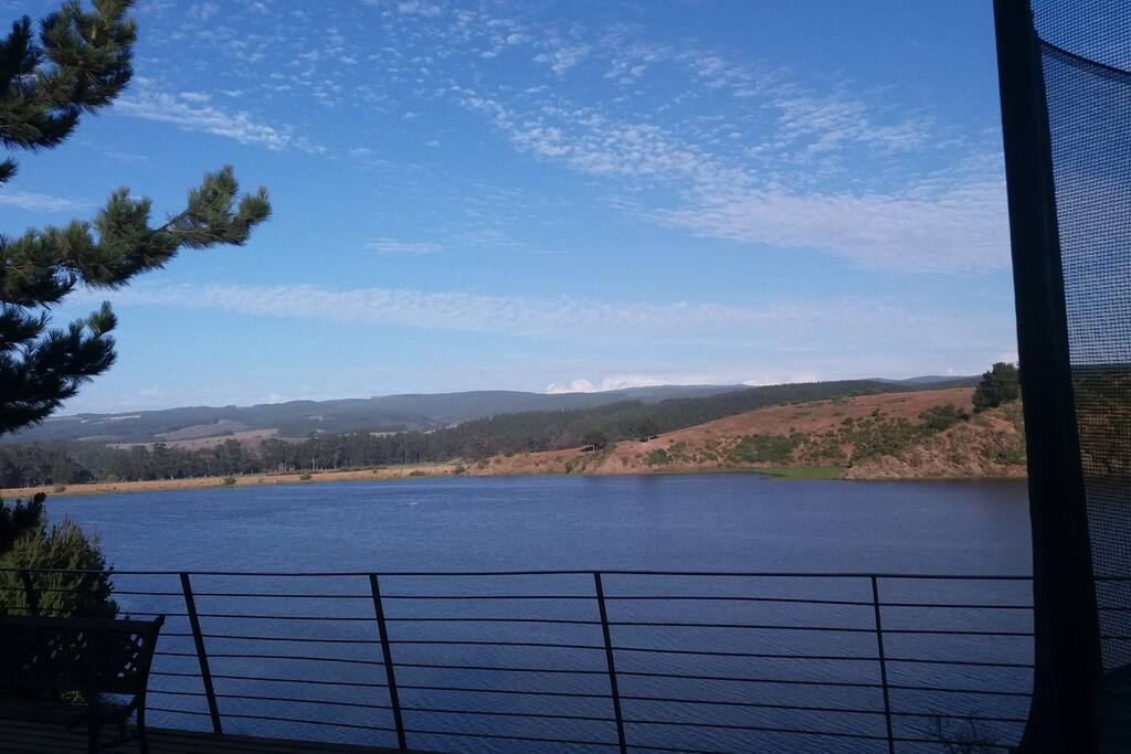 Terraza, vista laguna