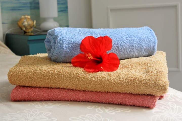 我们为房客提供毛巾