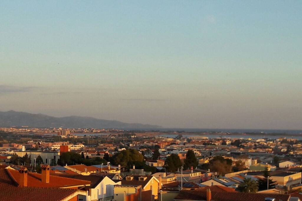 Panorama dalla veranda cucina