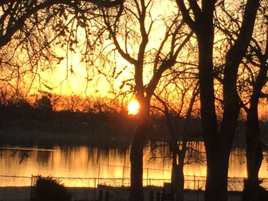 early morning sunrise