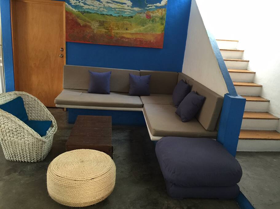 Sala de tv con cable