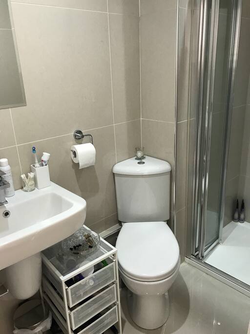 En-suite bathroom - sink toilet and shower
