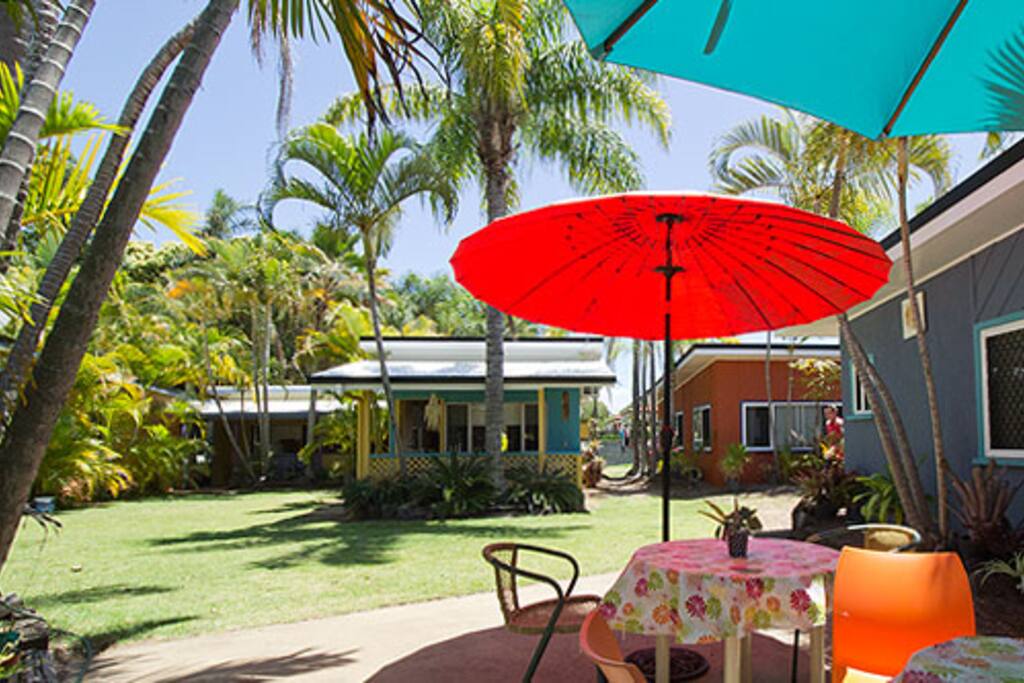 villas in beautiful tropical gardens