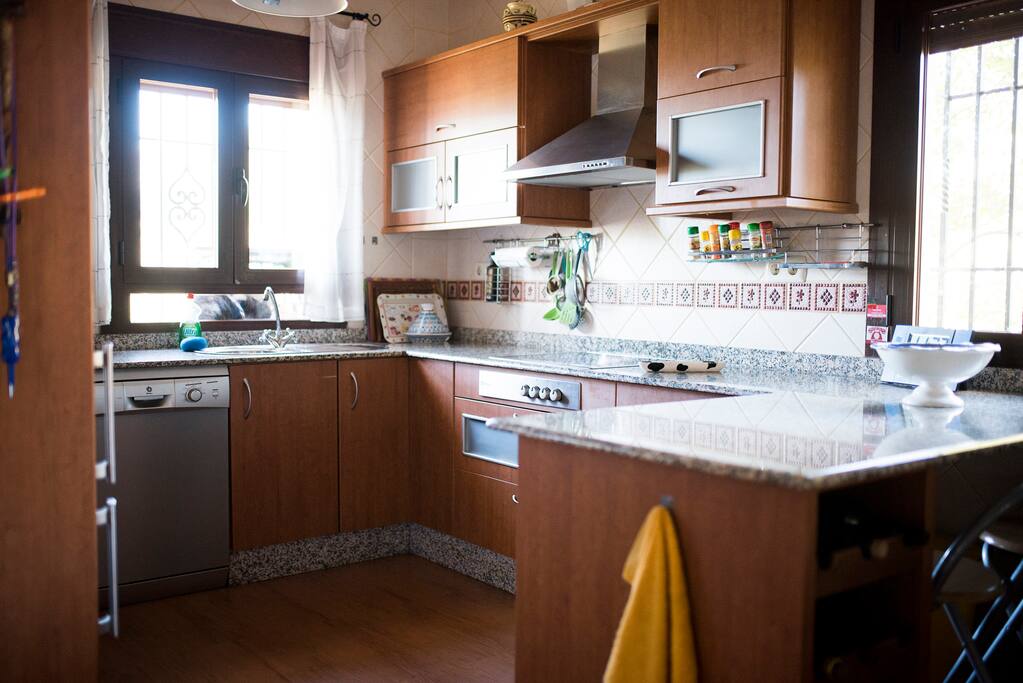 Cocina con vitrocerámica