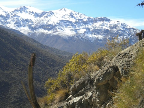 Large House on Mountain Plot 90 km from Santiago