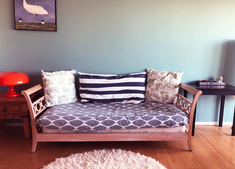 Daybed in living area, sleeps one.