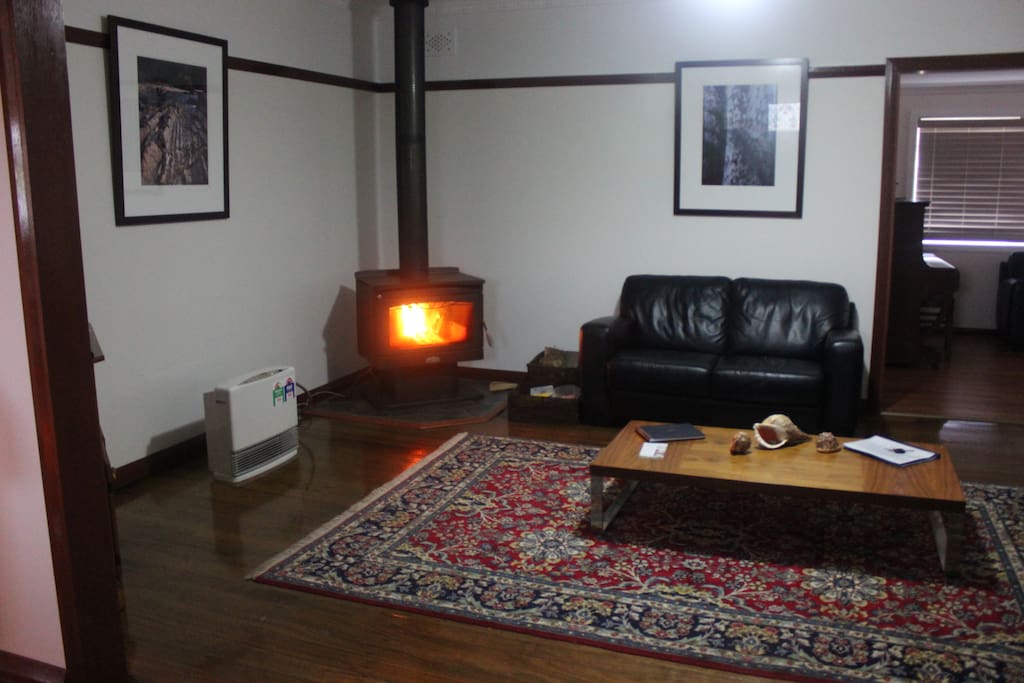 Relax in winter by the cosy fireplace