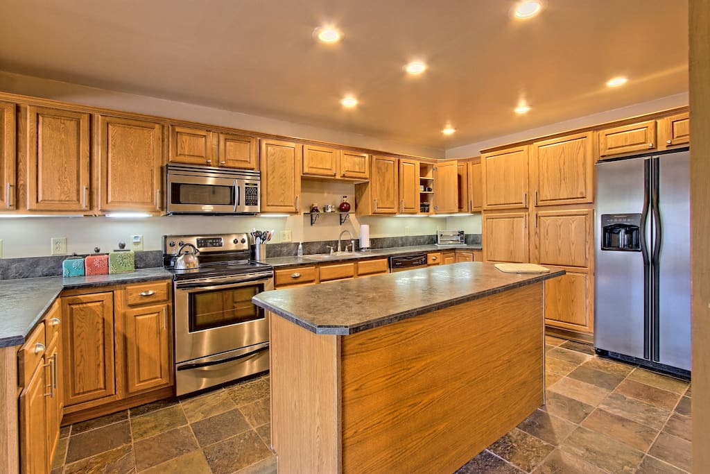 Recently updated kitchen with plenty of space to cook.