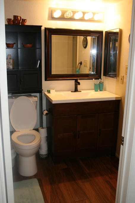 New updated bathroom.