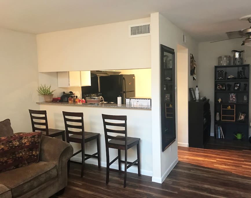 Open floor plan.