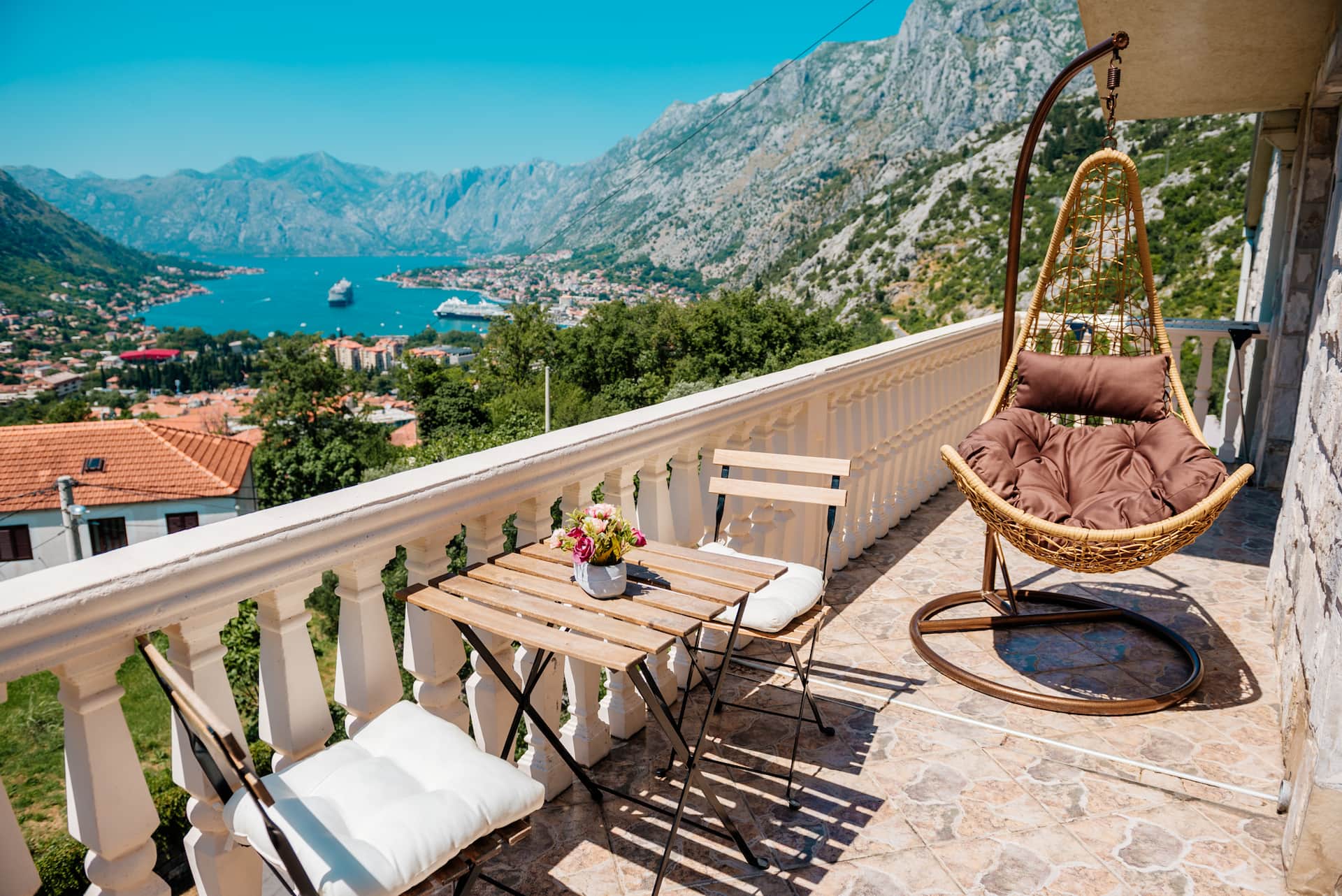 Beautiful Panoramic Boka bay view apartment