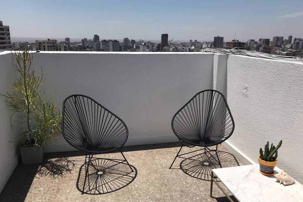 Terraza en el piso 23
