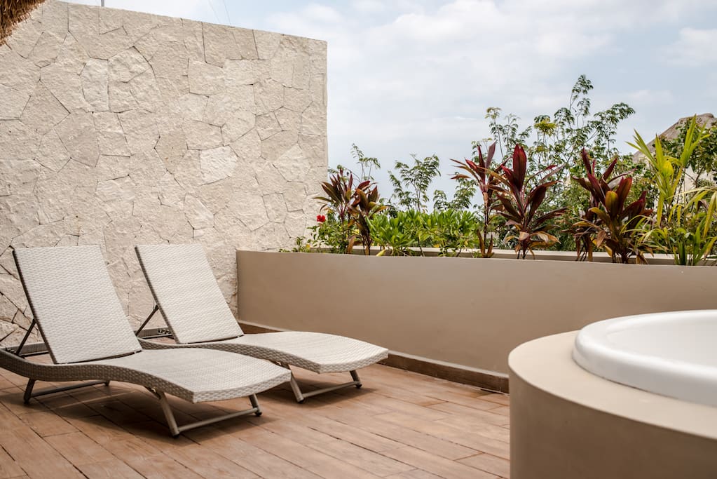 Enjoy The Sunny Days in your Private Terrace