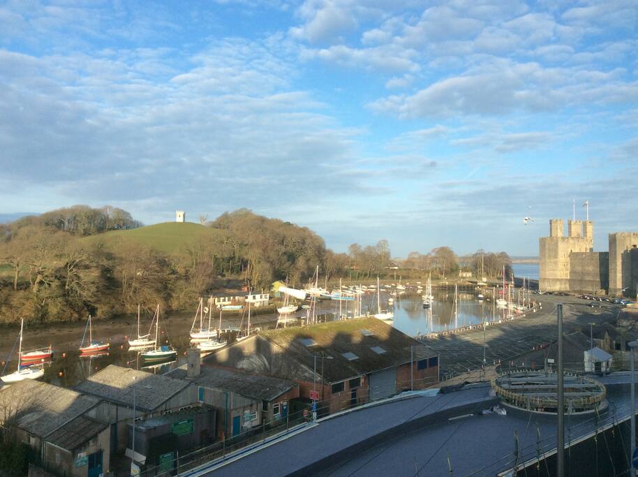 View from inn front of the house