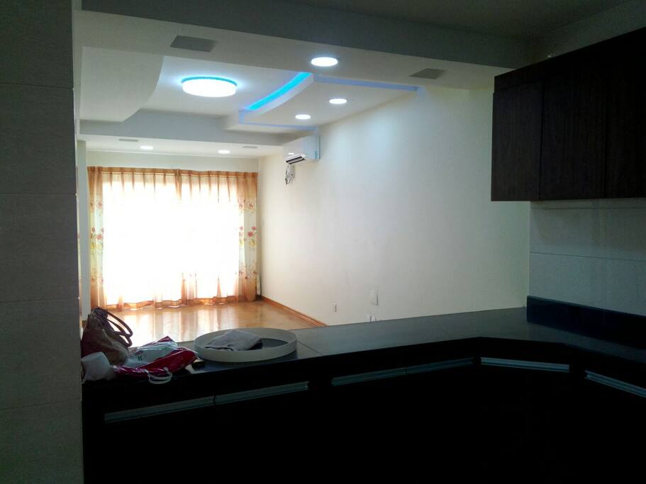 This is the kitchen before I bought any cooking equipment!