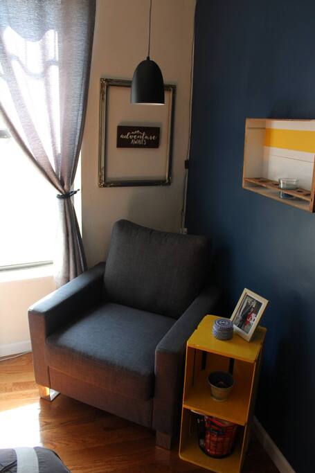 Private Bedroom Reading Nook
