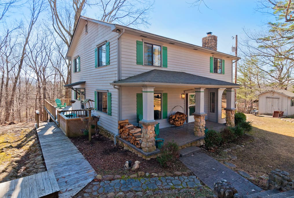 Two story home, bedrooms on upper floor.
Two story home
