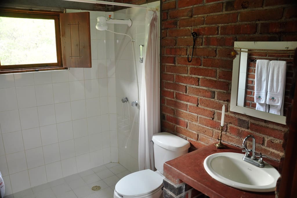 A clean bathroom.
