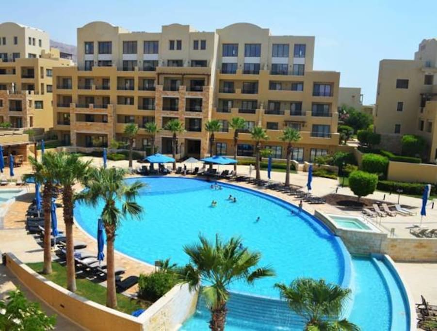 View of the main pool
