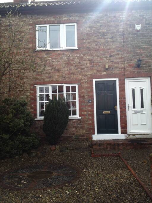 Parking at the front of the house