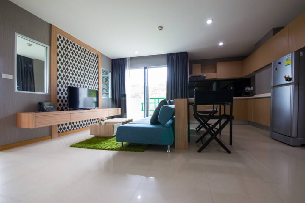 Living Room & Kitchen