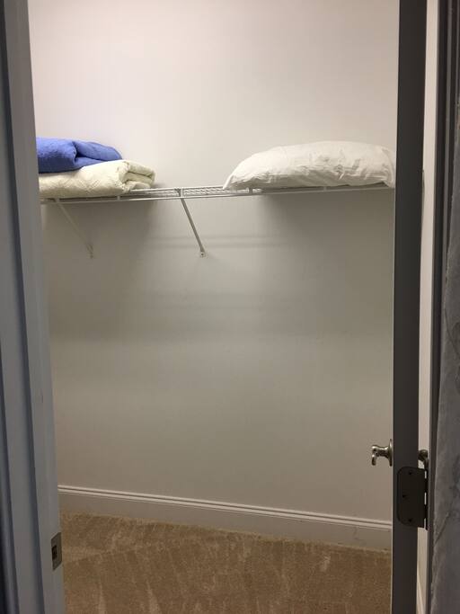 Walk-in closet.