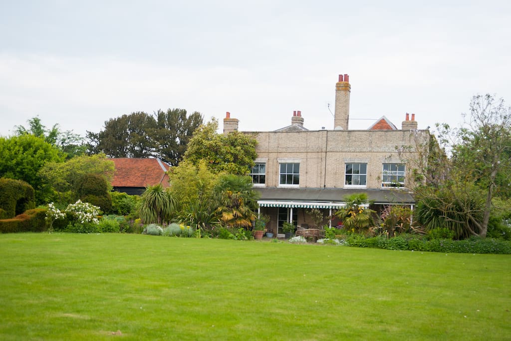 house view from garden
