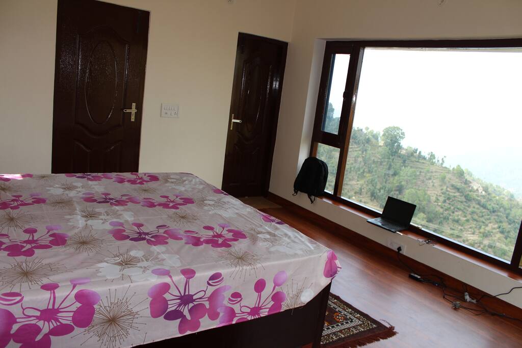 bed room - large window view