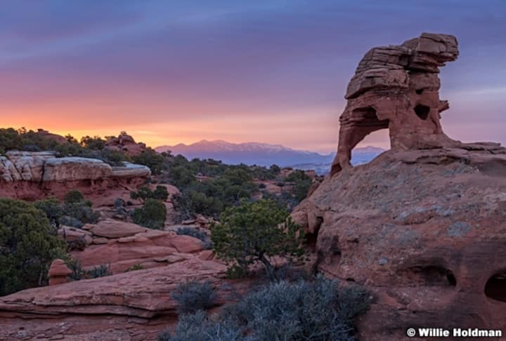 Sunrise on Mesa near Teasdale