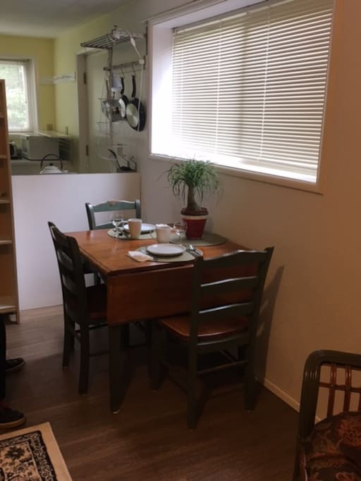 Comfortable dining area
