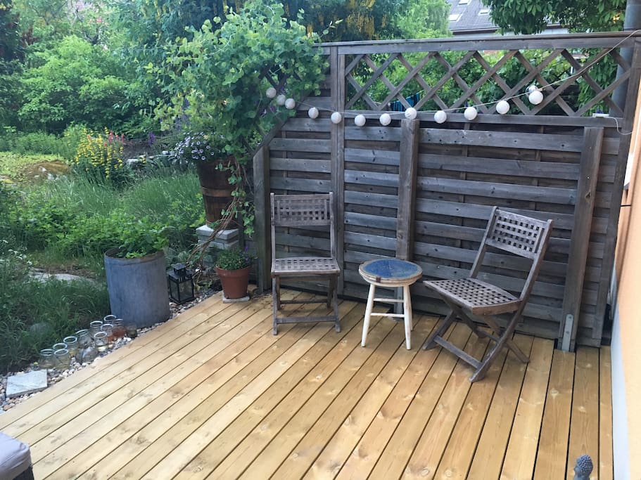 nice deck facing south