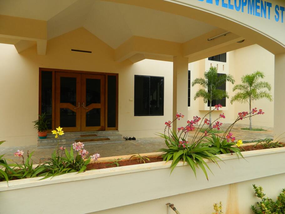 Entrance to the B&B building