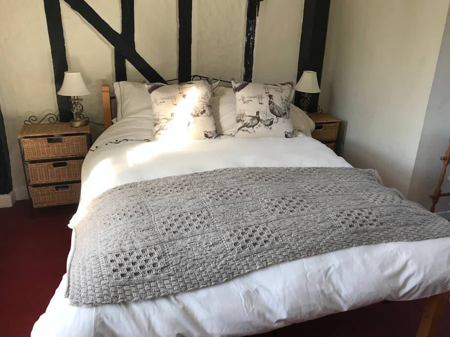 The most important bit, the bed!