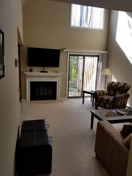 View of Living Room from Entry Way