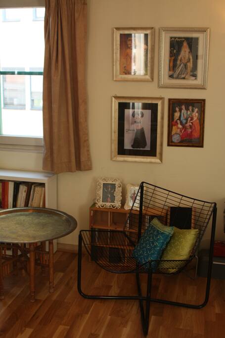 Chair and table