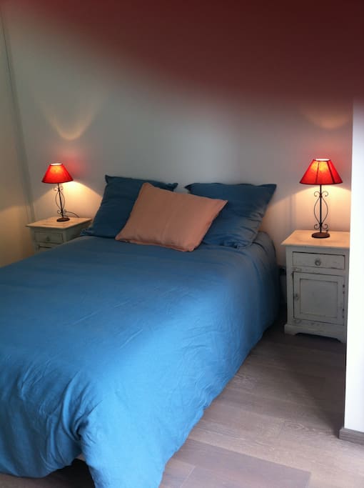 Chambre 1 (1 lit double largeur standard 140cm)