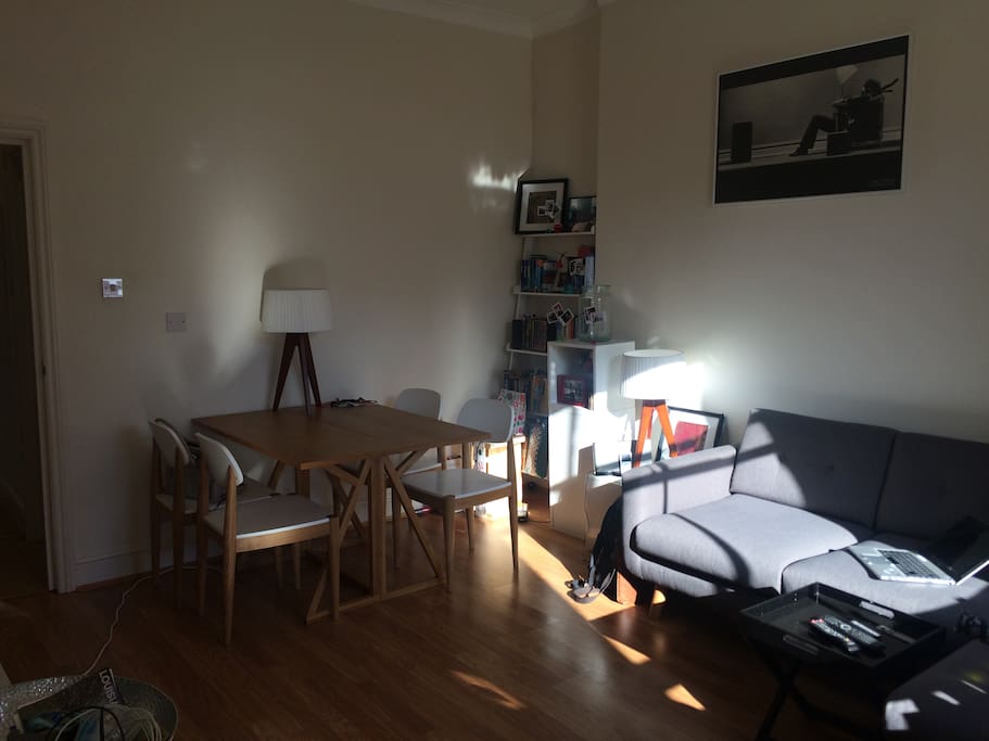 Living room and table