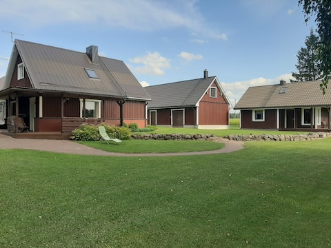 Small house in quiet countryside