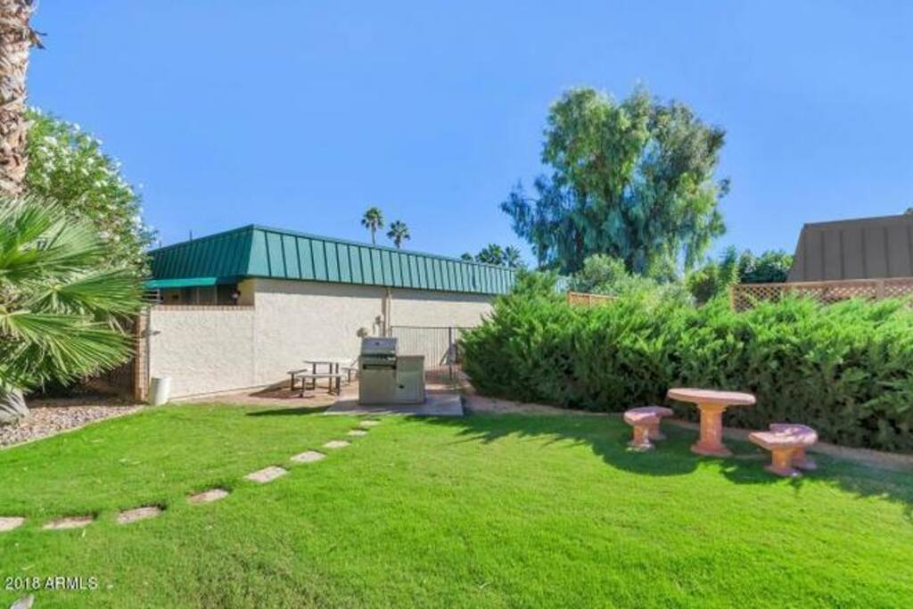 Outdoor grounds and bbq