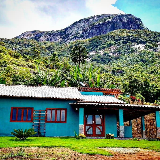 visa da casa para pedra