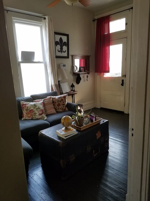 living room with main door