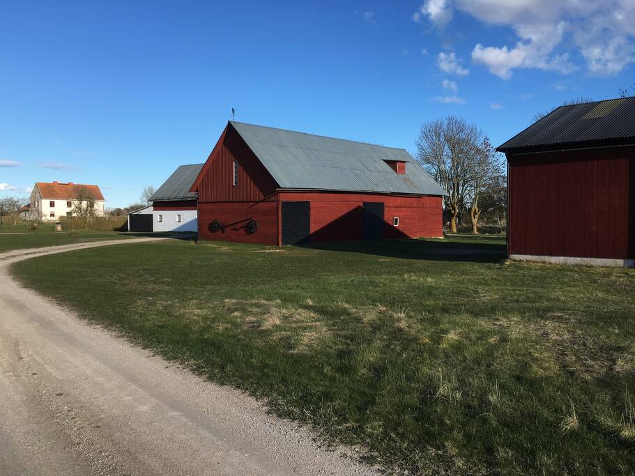 Stor gårdsplan