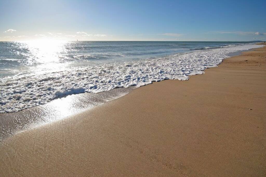 Plage devant la maison